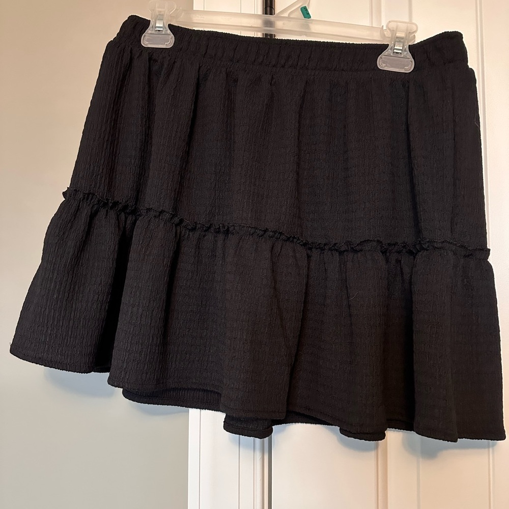 Black Ruffled Girl’s Skirt